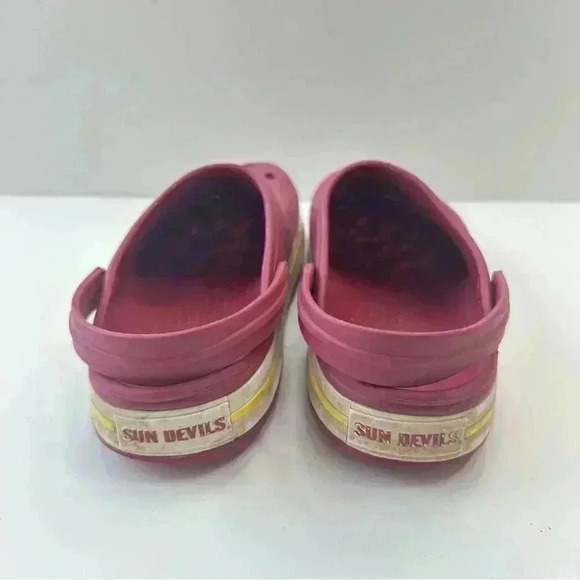 Crocs Slip On Clog Sun Devils Adult Mens Size 9 - Womens Size 11 Purple - Picture 5 of 8